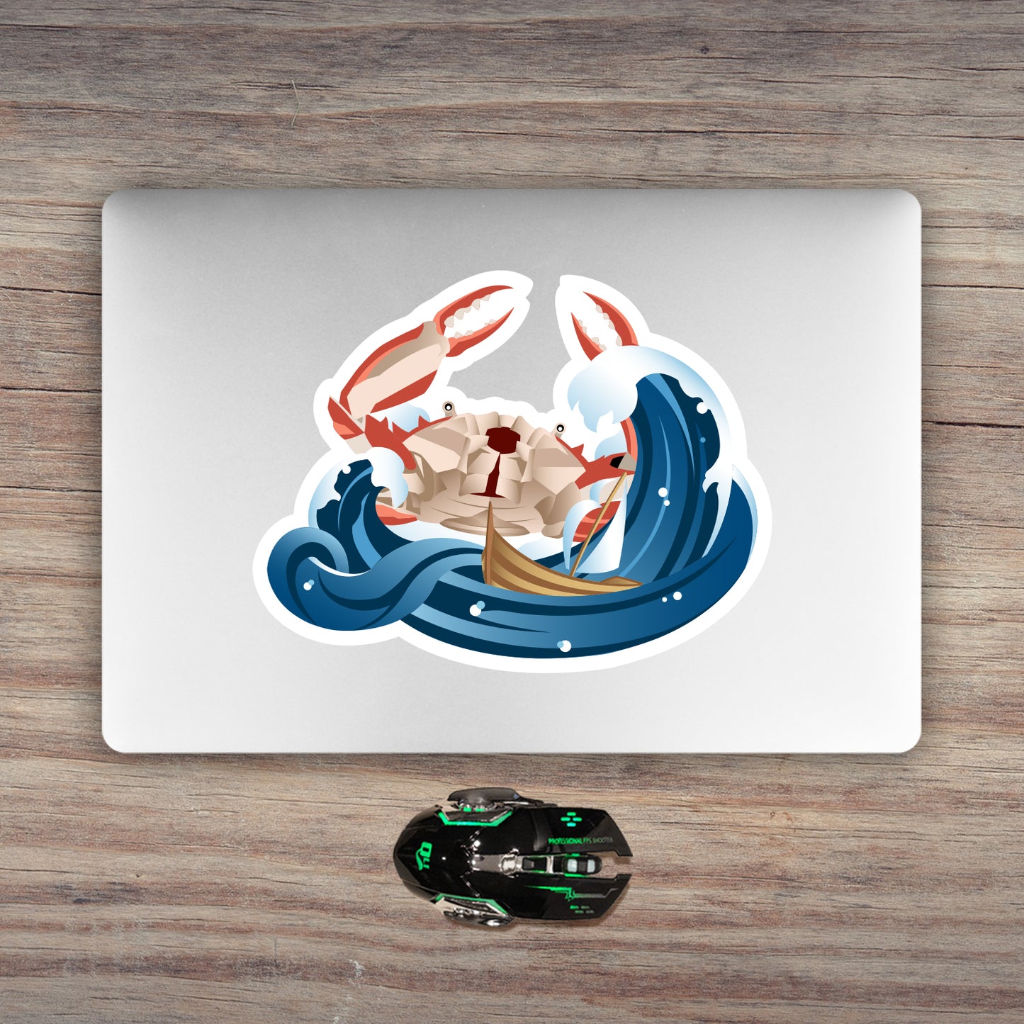 Crab Titan Shipwreck Sticker