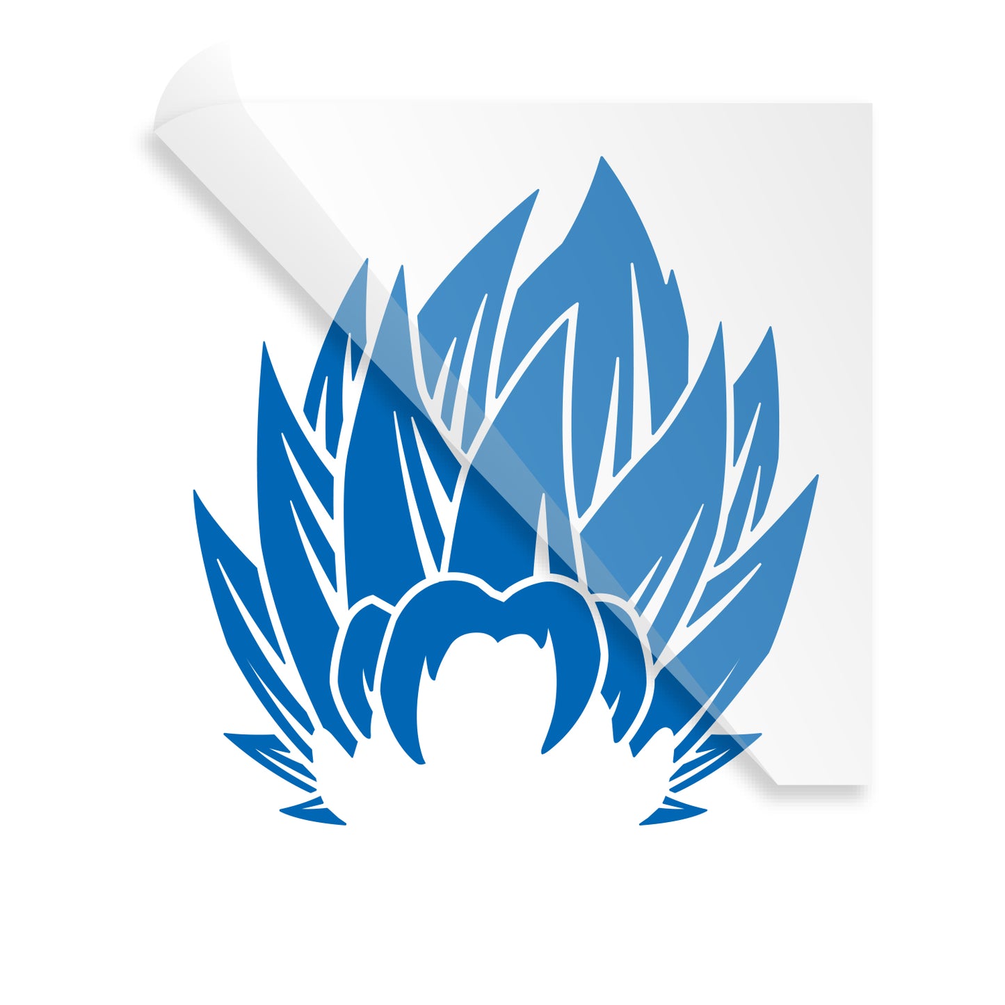 Goku Kakarot Super Saiyan Hair Decal