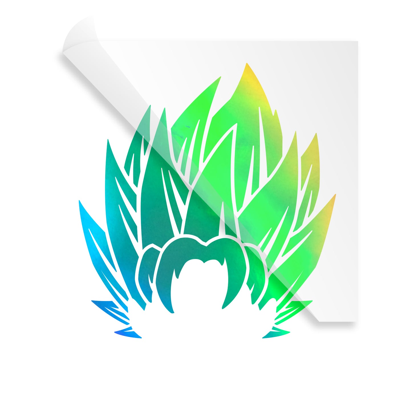 Goku Kakarot Super Saiyan Hair Decal