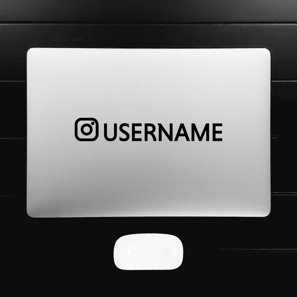 Instagram Custom Username Decal