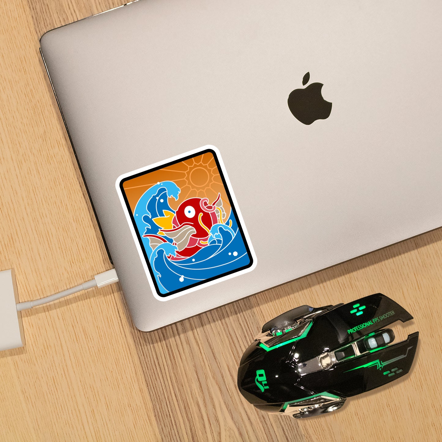 Legendary Giant Magikarp Monster Sticker