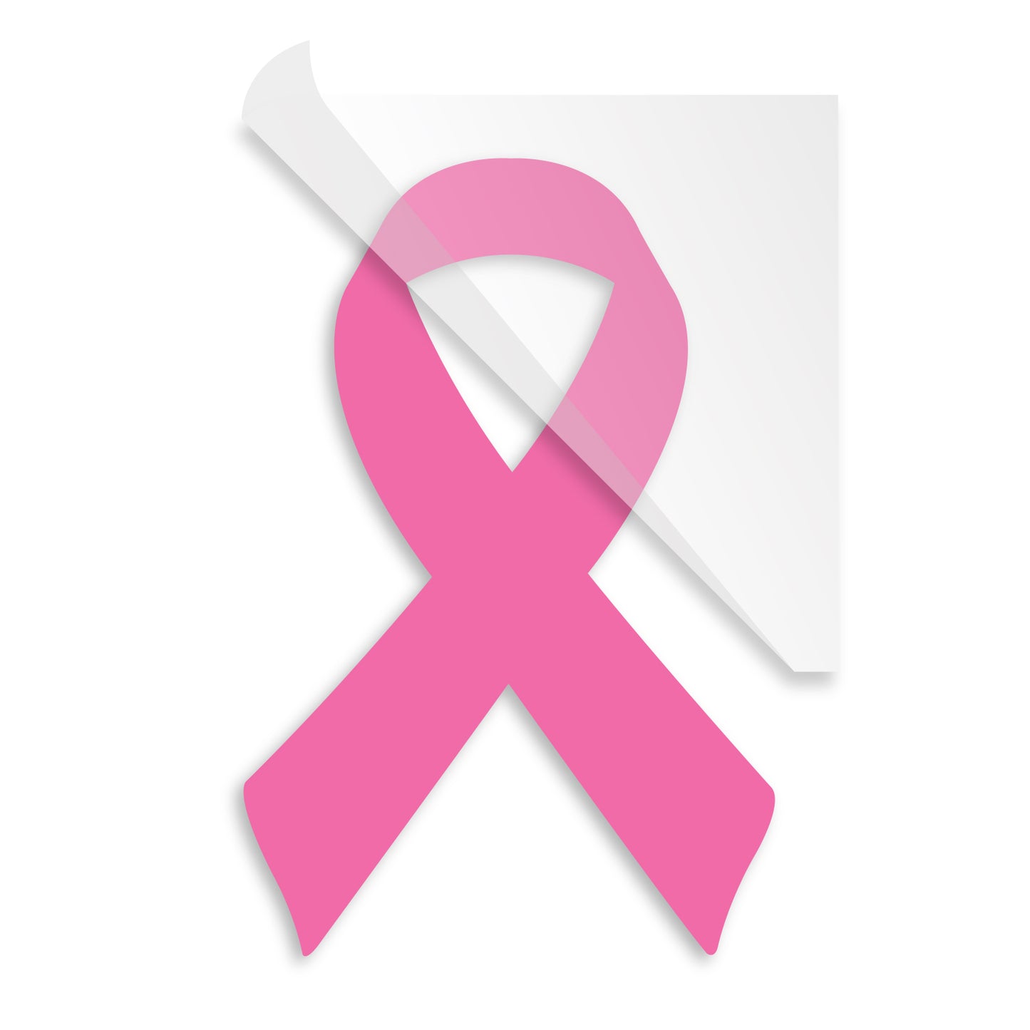 Cancer Awareness Ribbon Decal