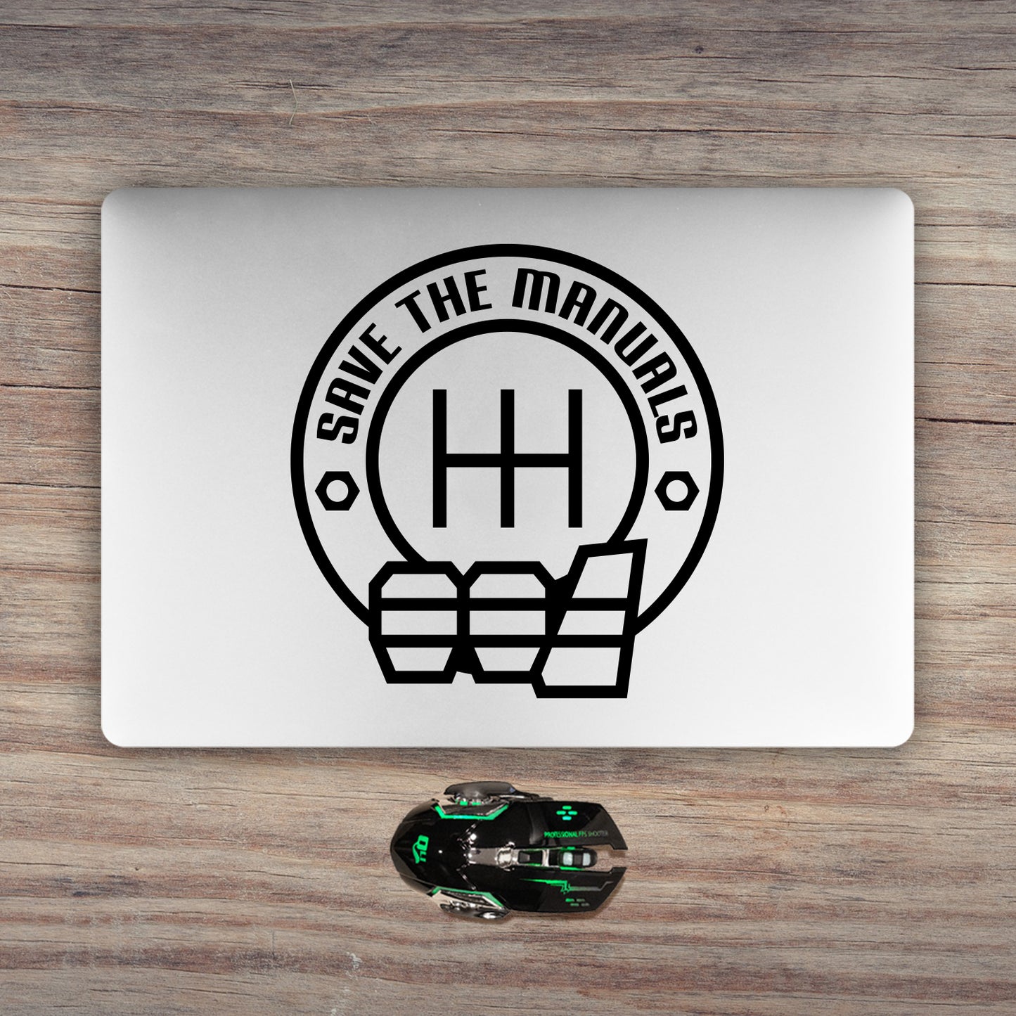Save The Manuals With Shift Pedals Decal