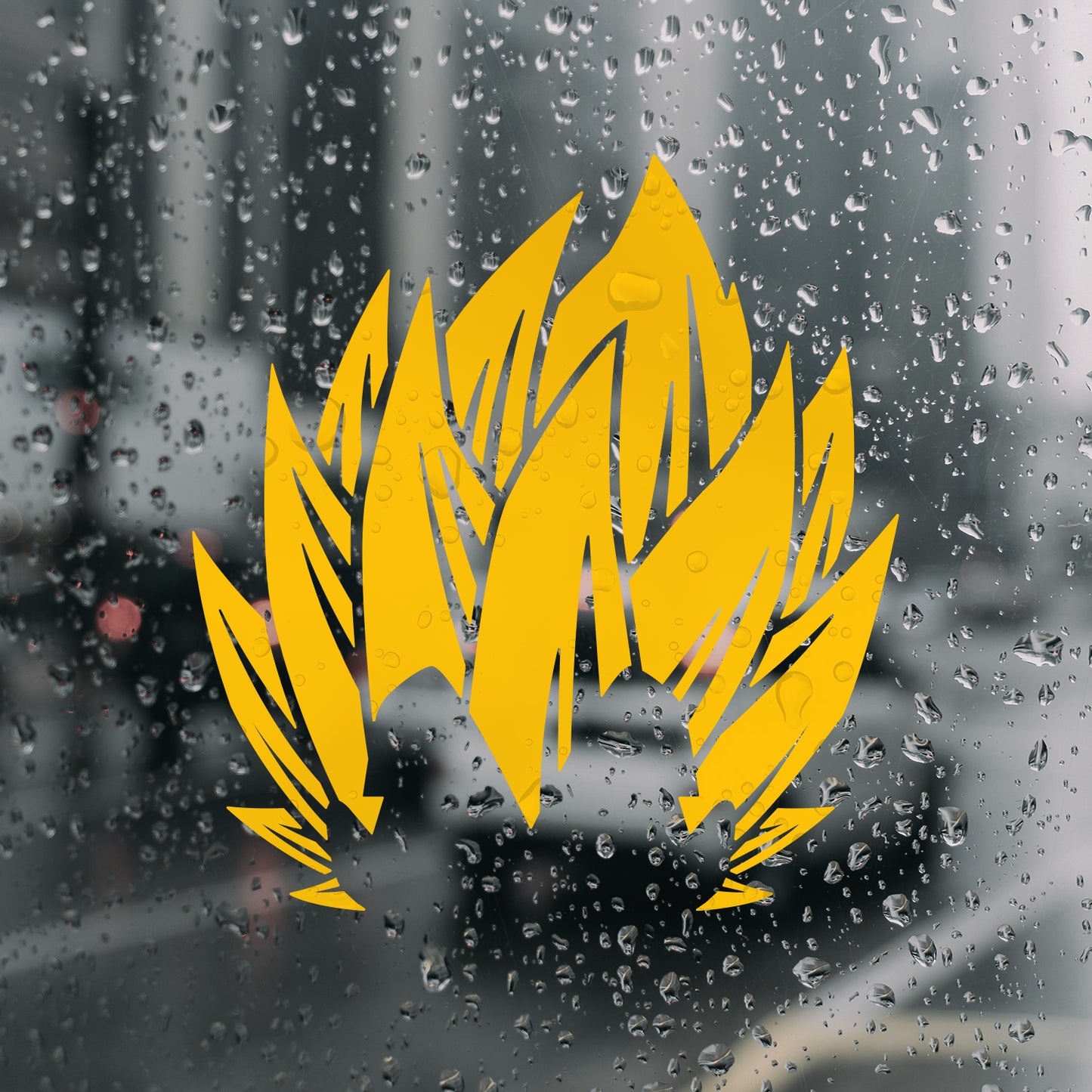 Vegeta Saiyan Hair Decal