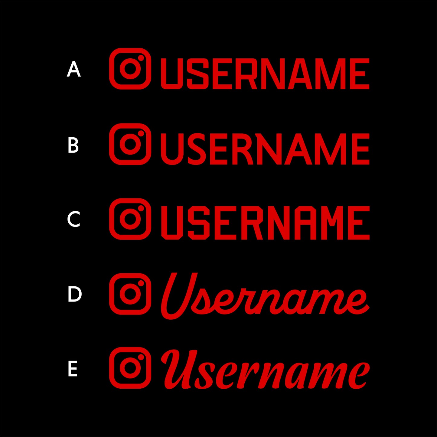 WRX VB Custom Instagram Handle T-Shirt