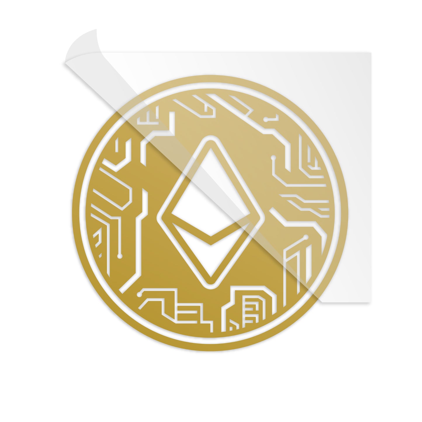 Ethereum Crypto Circuit Coin Decal