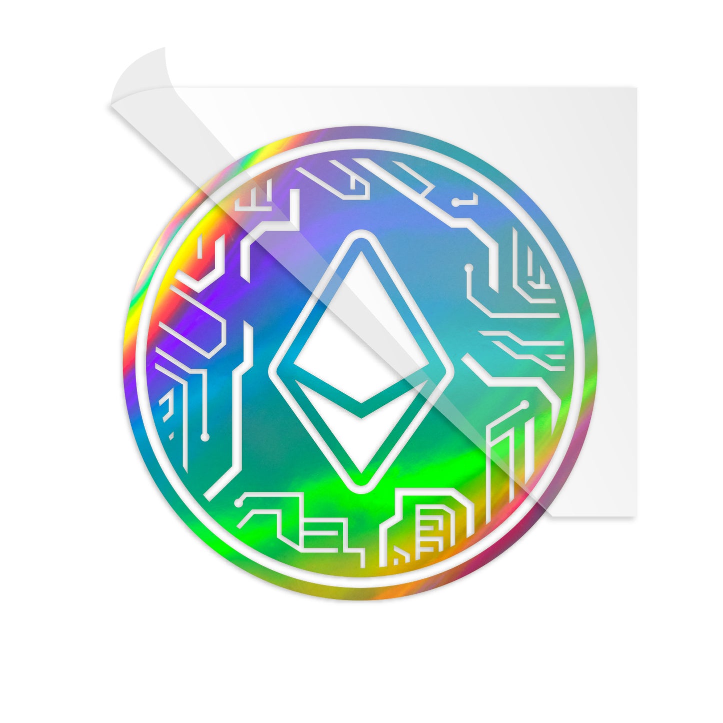 Ethereum Crypto Circuit Coin Decal