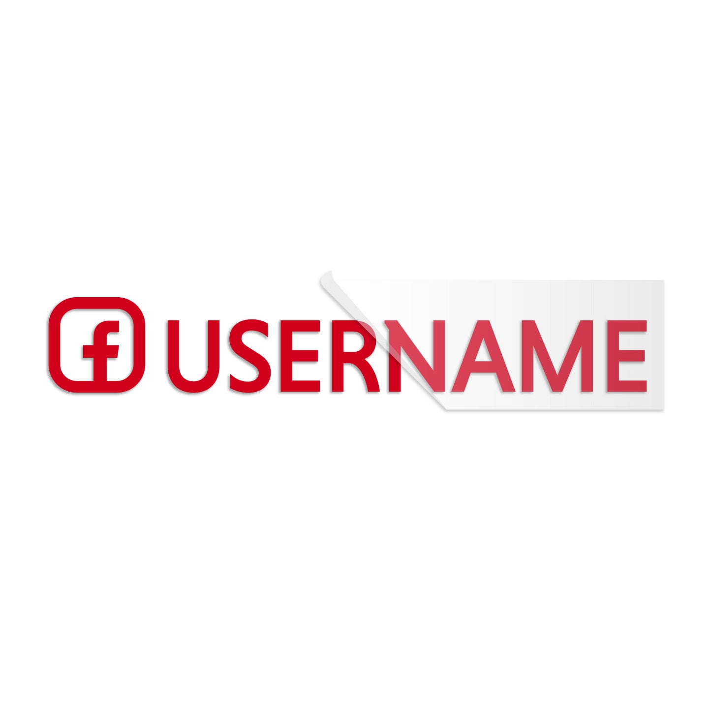 Facebook Custom Username Decal
