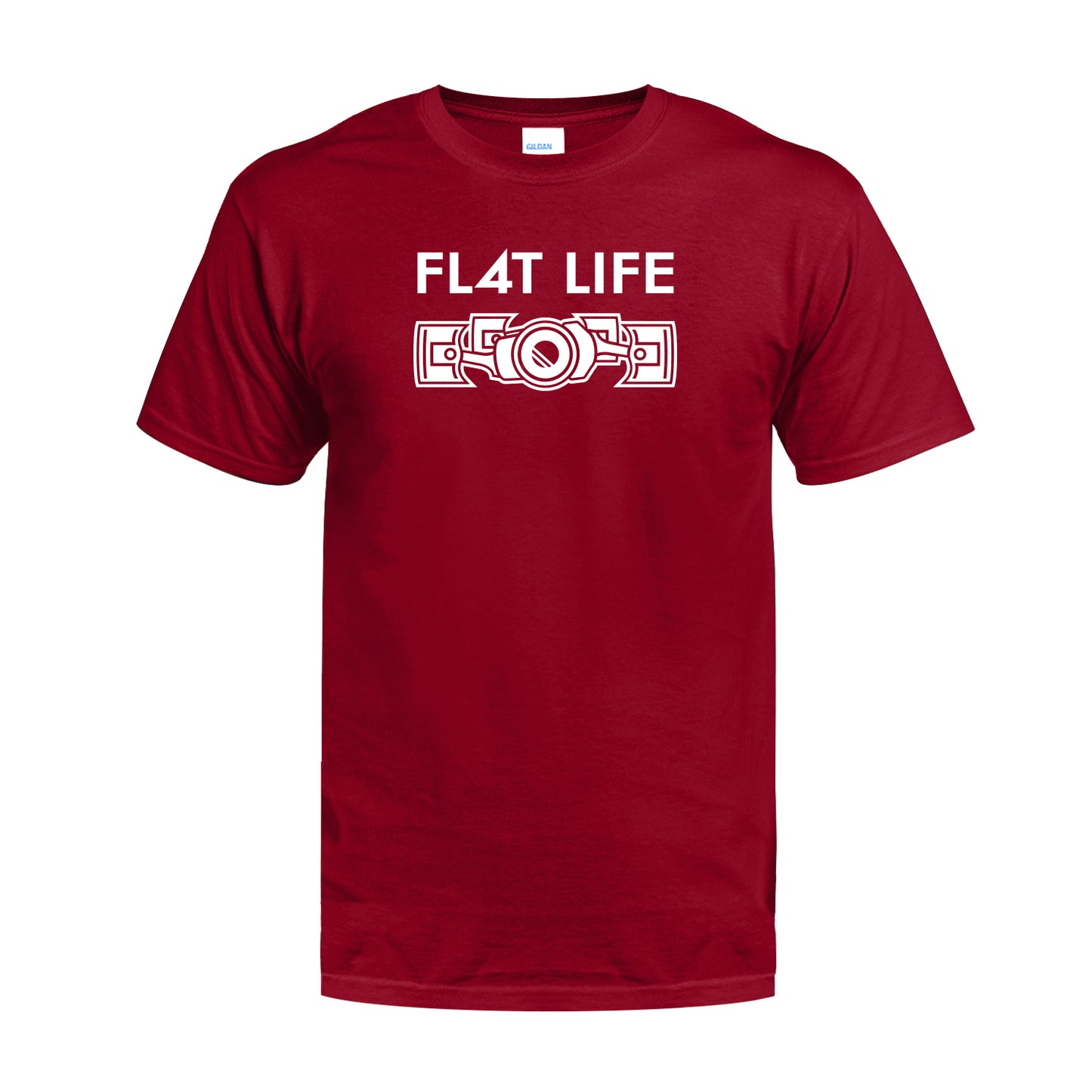 Fl4T Life Boxer Engine T-Shirt