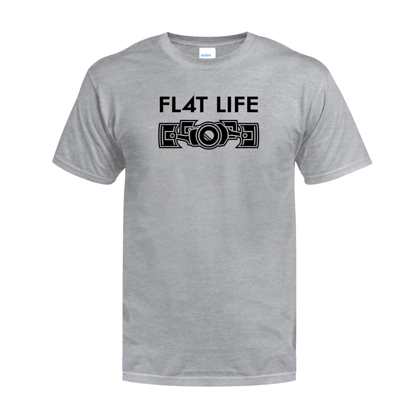 Fl4T Life Boxer Engine T-Shirt
