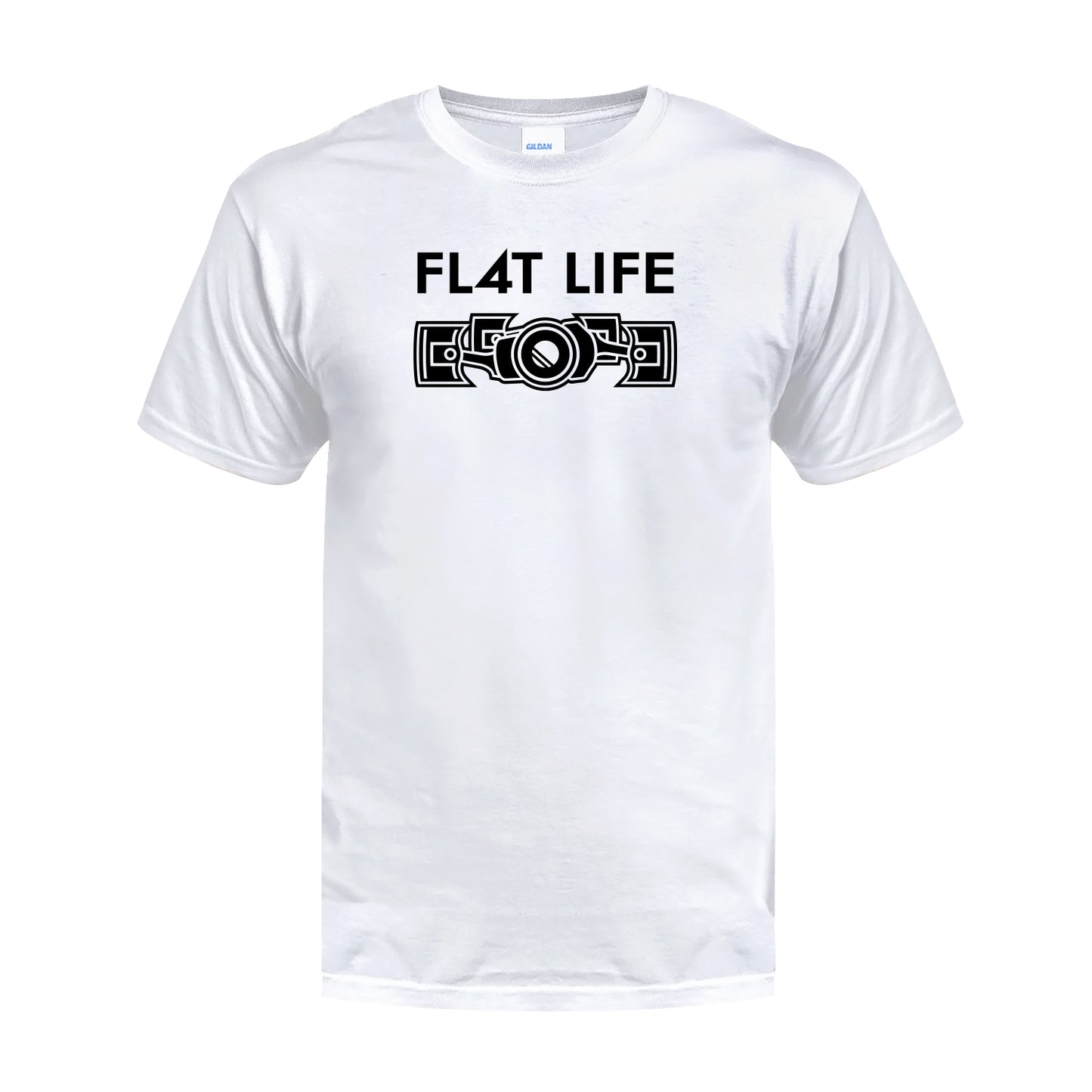 Fl4T Life Boxer Engine T-Shirt