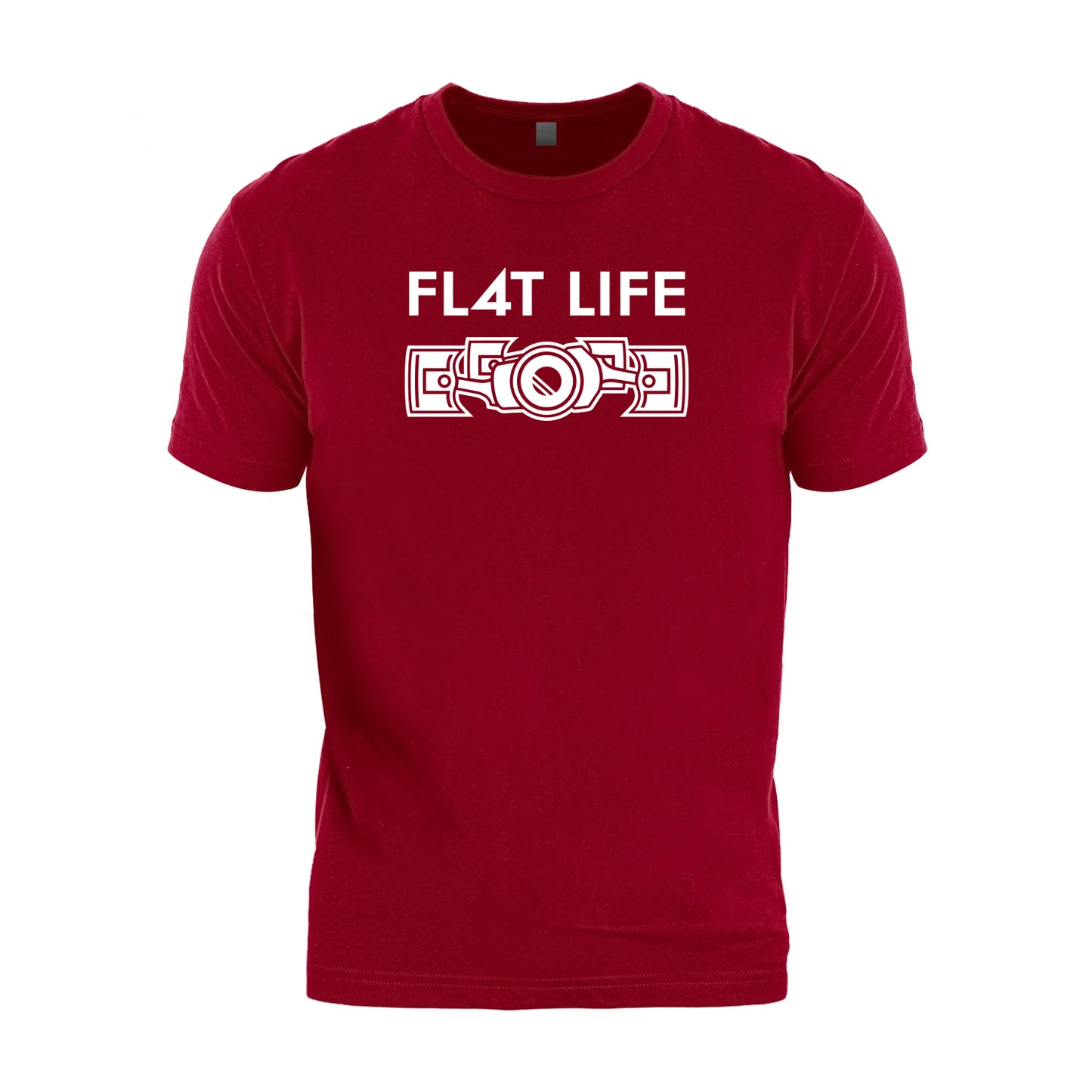 Fl4T Life Boxer Engine T-Shirt