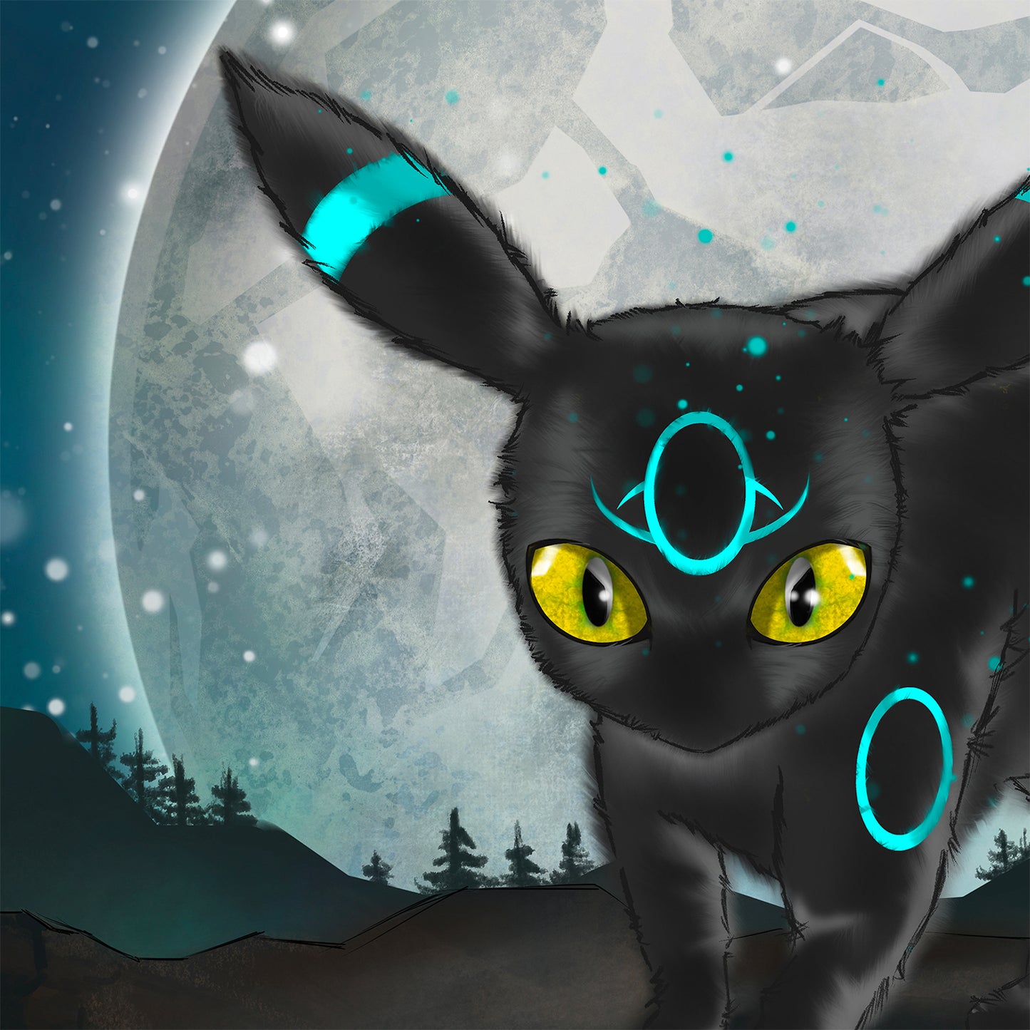 Mystical Black Cat