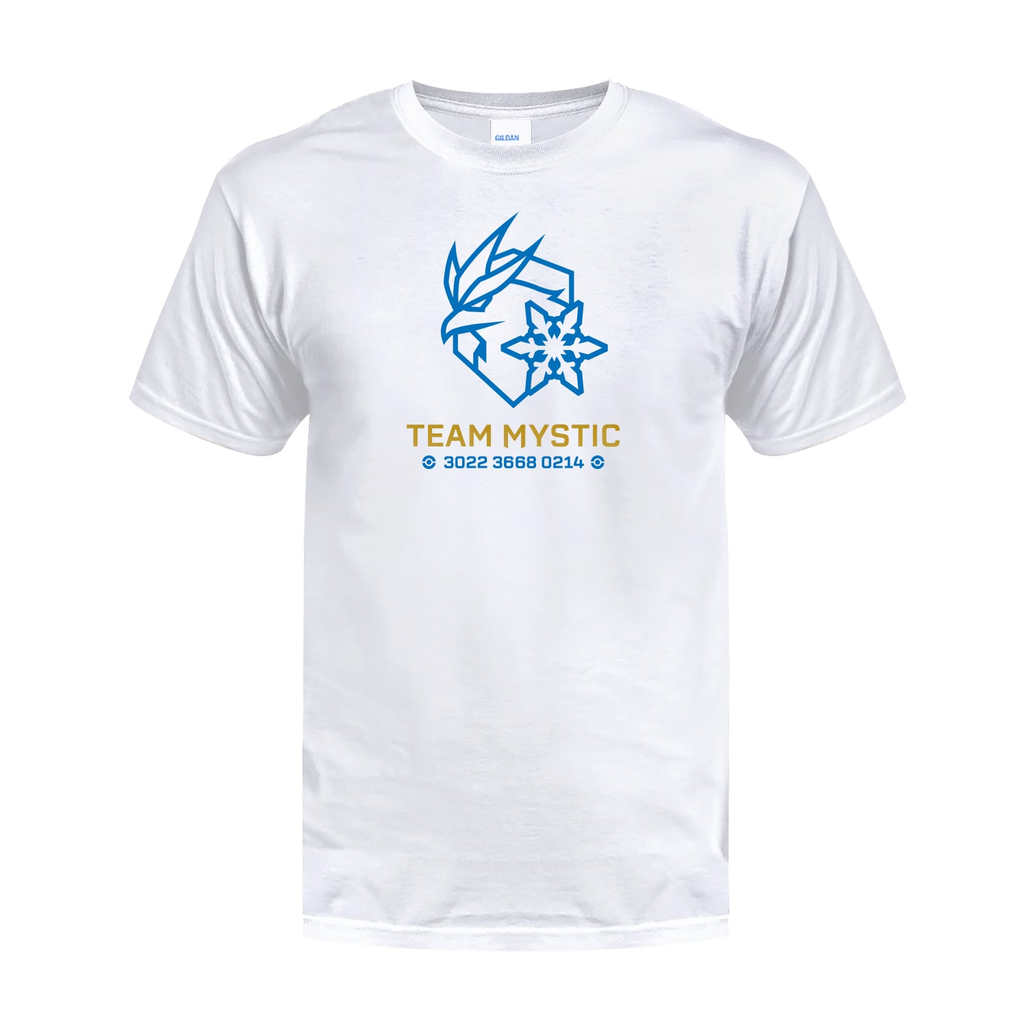 PoGo Team Mystic Personalized Trainer Code T-Shirt
