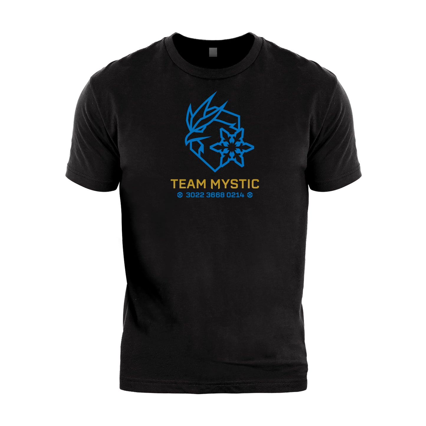 PoGo Team Mystic Personalized Trainer Code T-Shirt