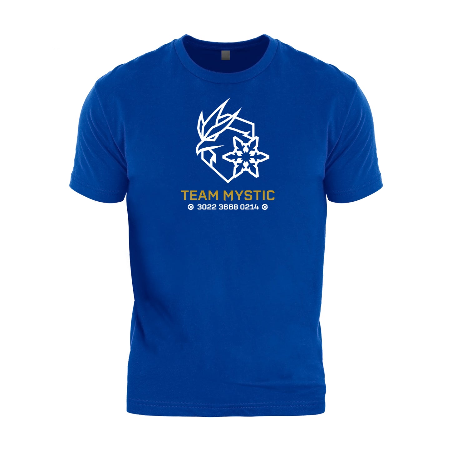 PoGo Team Mystic Personalized Trainer Code T-Shirt