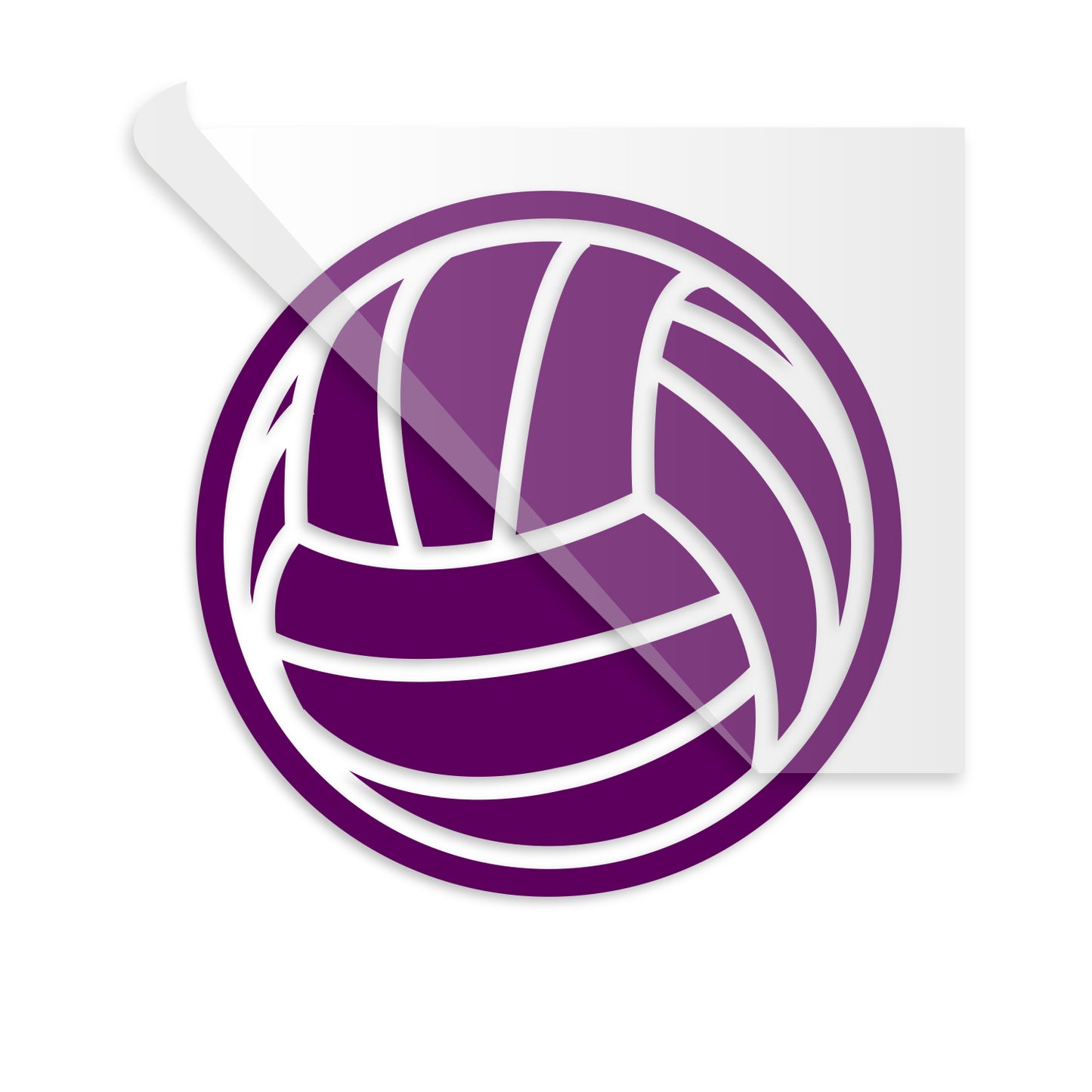 Volleyball Silhouette Heat Transfer