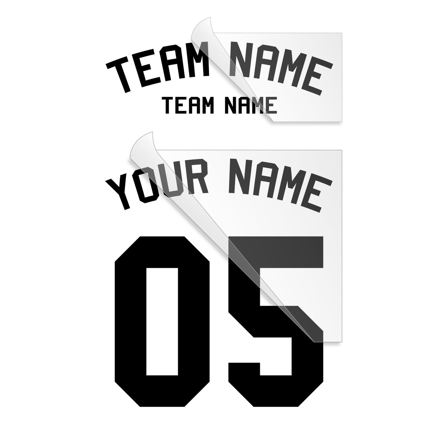 Custom Sports Team Set Heat Transfer