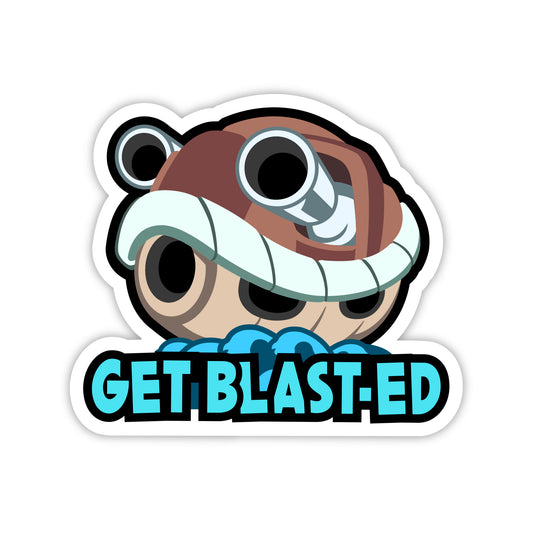 Get Blasted Blastoise Shell Sticker