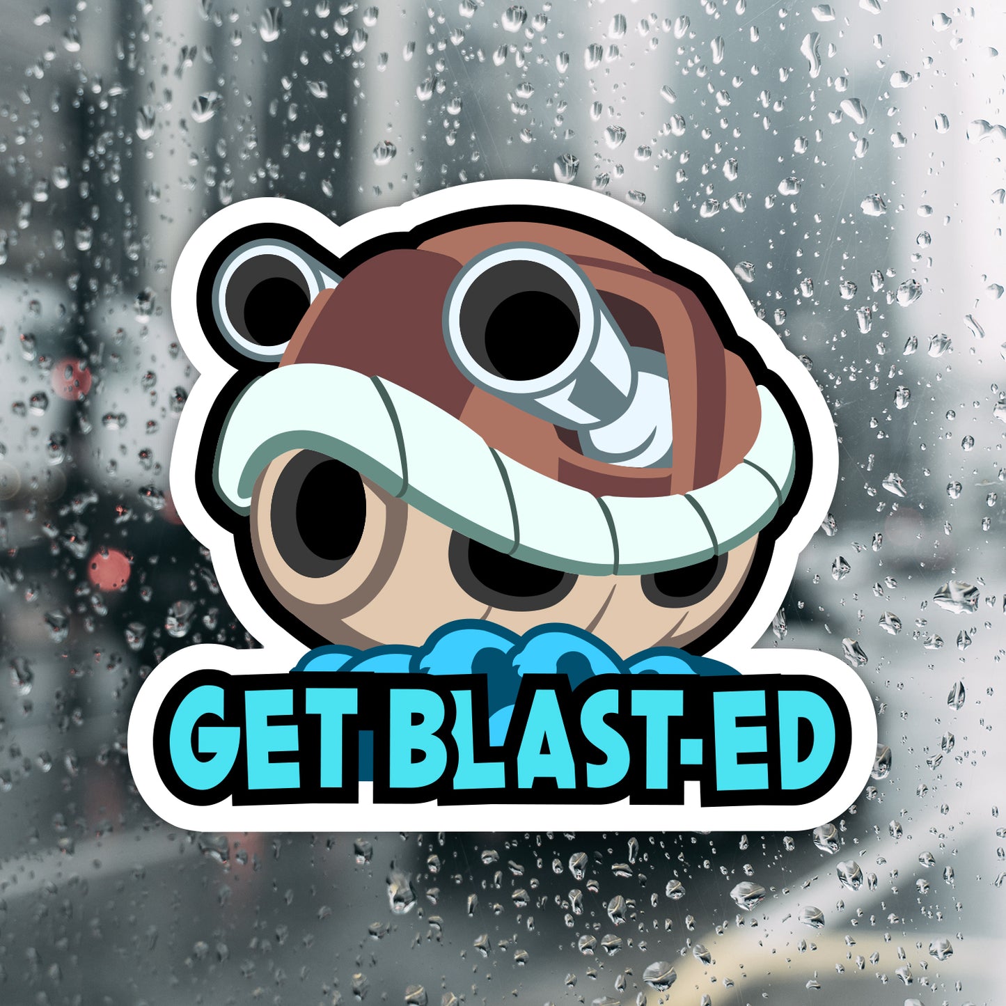 Get Blasted Blastoise Shell Sticker