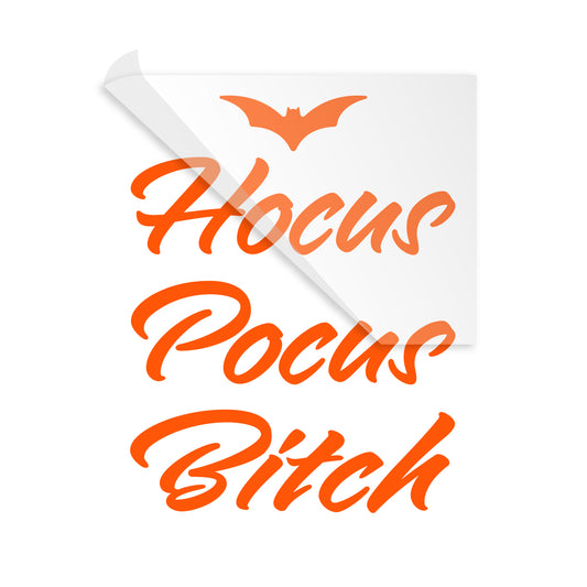 Hocus Pocus B*tch Funny Halloween Decal