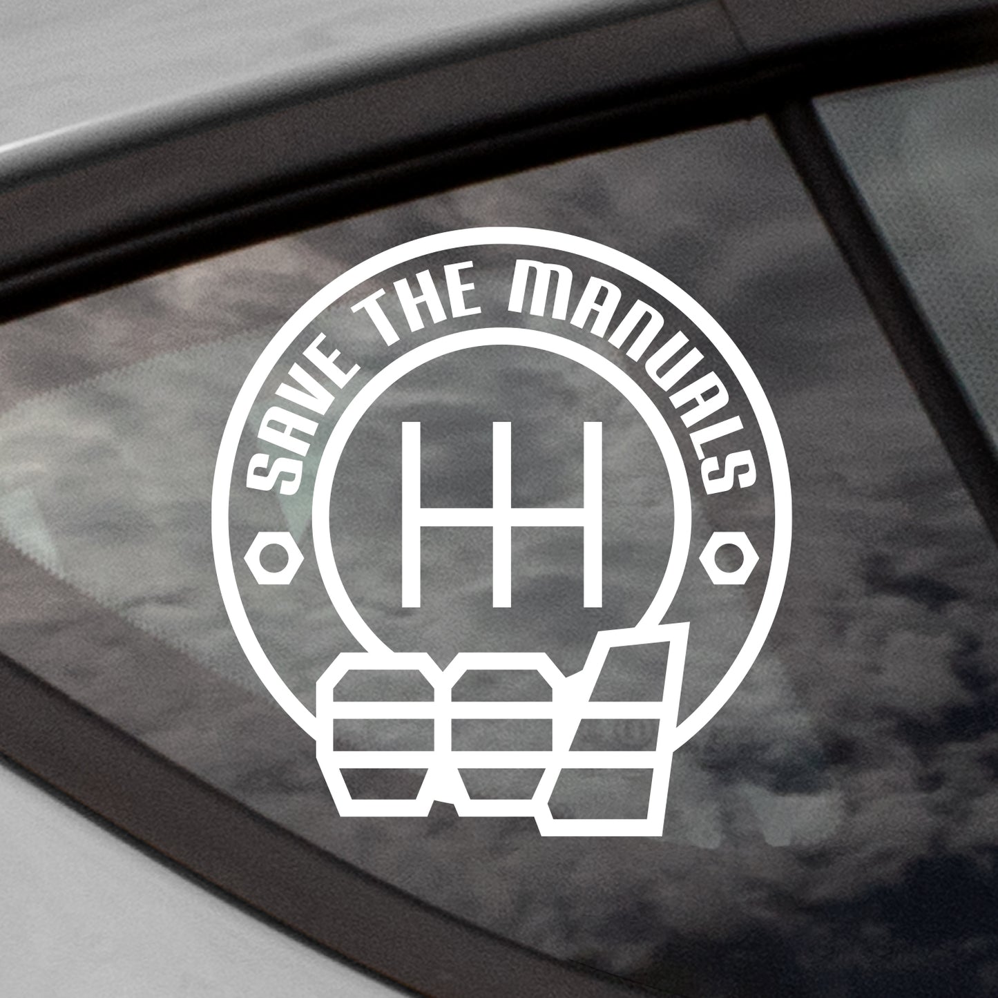 Save The Manuals With Shift Pedals Decal