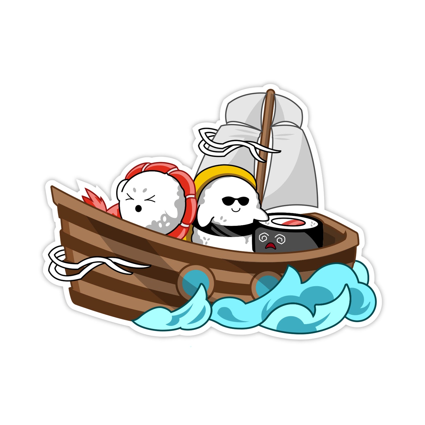 Sushi Boat Journey Sticker