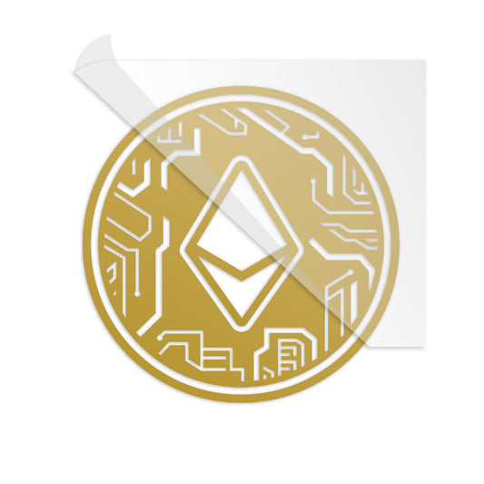 Ethereum Crypto Circuit Coin Decal