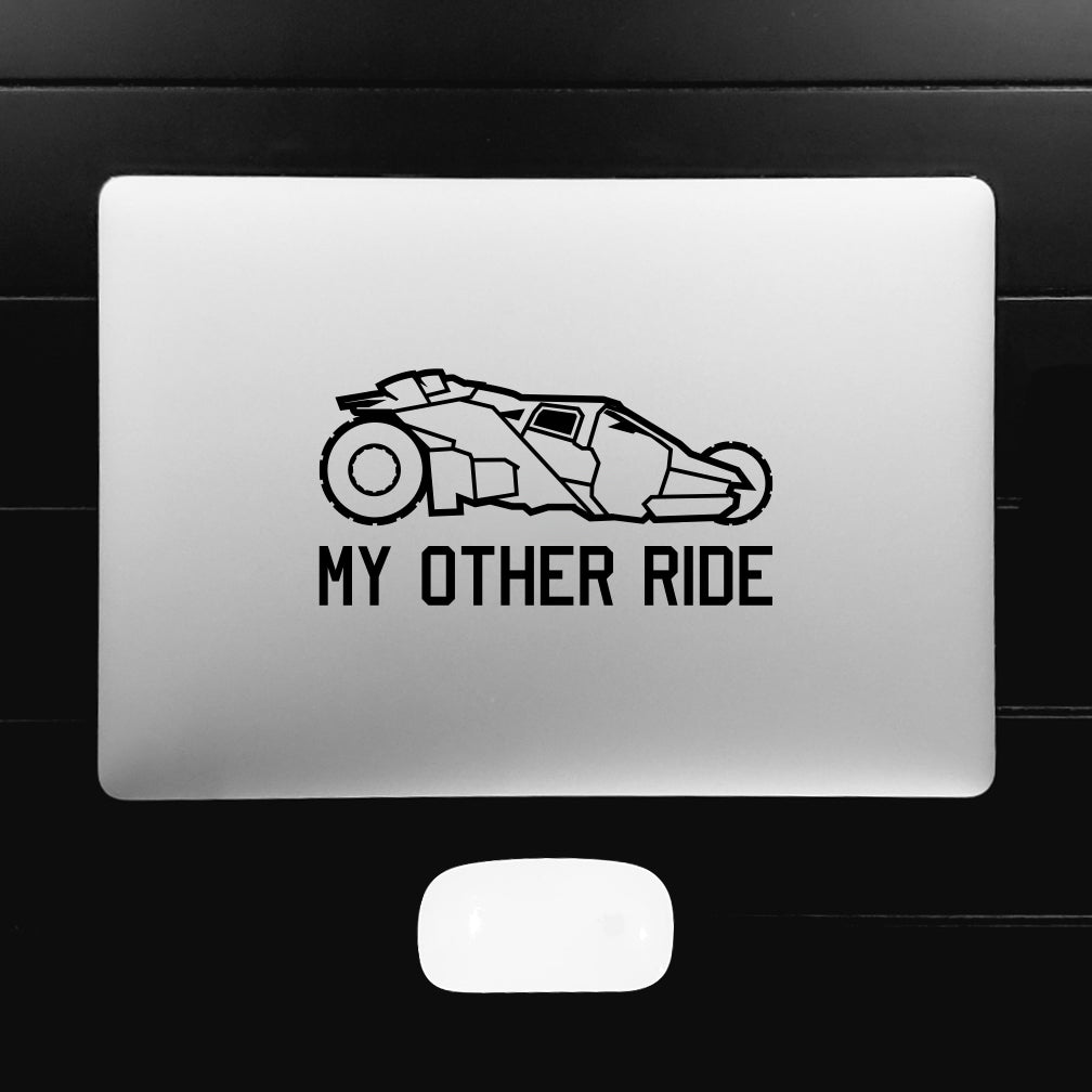 My Other Ride Batmobile Tumbler Decal