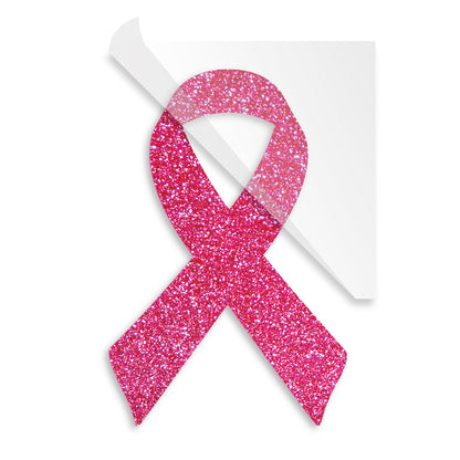 Pink Breast Cancer Awareness Ribbon Heat Transfer