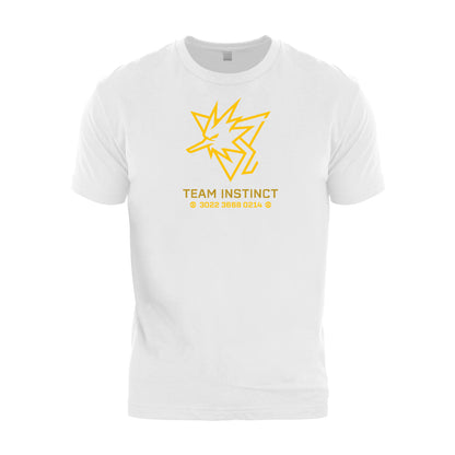 PoGo Team Instinct Personalized Trainer Code T-Shirt